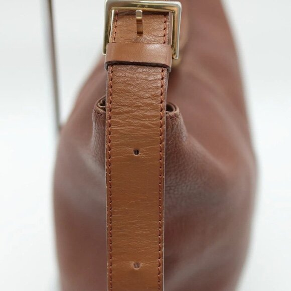 BURBERRY shoulder bag brown leather check authentic - Picture 8 of 16